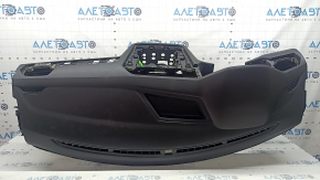 Front dashboard with AIRBAG VW Tiguan 18-24 black, scratches, needs cleaning