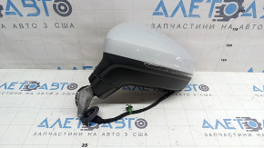 Left side mirror VW Tiguan 18-19 6+2 pins, BSM, turn signal, heated, white LB9Z