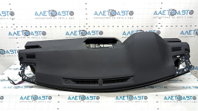 Front dashboard with AIRBAG Toyota Rav4 19-25 black, blue stitching