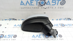 Right side mirror VW Tiguan 18-19 6+2 pins, BSM, turn signal, heated, white LB9Z, worn