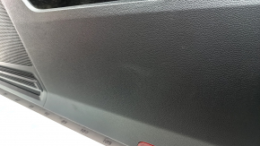 Door trim, front right card, VW Tiguan 18-20, black, leather armrest, leather insert, with tweeter, scratches