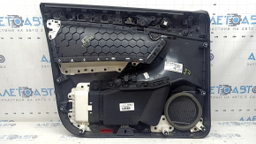 Door trim, front right card, VW Tiguan 18-20, black, leather armrest, leather insert, with tweeter, scratches