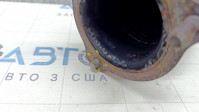 Exhaust line middle section of Audi Q5 8R 11-17 2.0T, hybrid, rusty, torn mesh, broken stud