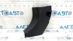 Left lower front pillar trim Toyota Rav4 19-25 black, worn
