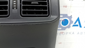 Center console trim with air vent deflector for Toyota Rav4 19-25 for USB, black, scratches