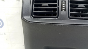 Center console trim with air vent deflector for Toyota Rav4 19-25 for USB, black, scratches