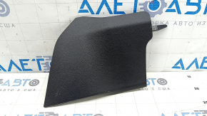 Front lower right center console trim Toyota Rav4 19-25 black, scratches