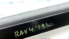 The trunk curtain of Toyota Rav4 19-25 is black, scratches, a fragment is missing