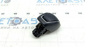 Gear knob Toyota Rav4 19-25 black leather, worn