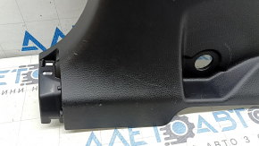 Lower left center pillar trim for Toyota Rav4 19-25, black, deformed, scratches