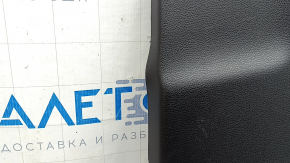 The lower right center pillar trim for Toyota Rav4 19-25 is black, deformed, and has scratches