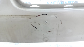 Front bare bumper BMW X2 F39 18-23 white, without headlight washers, worn, non-factory holes