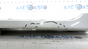 Front bare bumper BMW X2 F39 18-23 white, without headlight washers, worn, non-factory holes