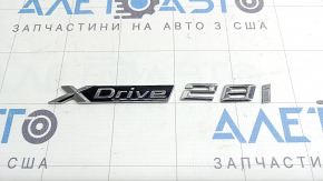 Emblem inscription X Drive 28i trunk door BMW X2 F39 18-23