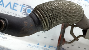 VW Tiguan 18-24 awd exhaust pipe with catalytic converters and bracket, mesh torn