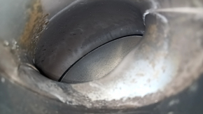 VW Tiguan 18-24 awd exhaust pipe with catalytic converters and bracket, mesh torn
