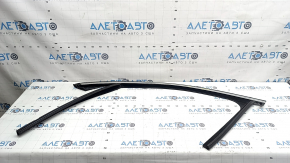 Upper door molding with glass seal, front left BMW X2 F39 18-23 chrome