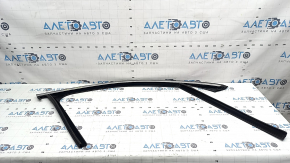 Upper door molding with glass seal, front right BMW X2 F39 18-23 chrome, seal tear