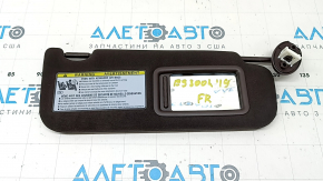 Right visor Lexus ES 19-22 brown, without hook