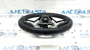 Naked steering wheel Toyota Rav4 19-25 black leather with heating, ready for re-upholstery