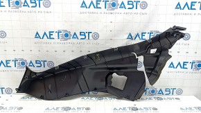 Lower right rear pillar trim Toyota Rav4 19-25 black, hybrid, scratches