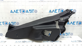 Lower left rear pillar trim Toyota Rav4 19-25 black, hybrid, scratches
