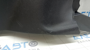 Lower left rear pillar trim Toyota Rav4 19-25 black, hybrid, scratches