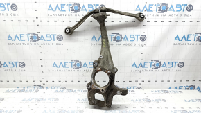 Front right axle trunnion Audi Q5 8R 12-17 with levers, microcracks in the steering column, torn anthers