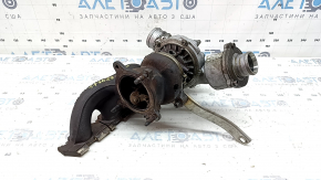 Turbine assembly with manifold Audi Q5 8R 13-17 2.0T 103k, with bracket