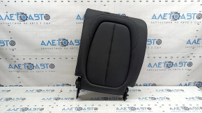 Backrest of the rear row of seats, left (2nd row) BMW X2 F39 18-23, black leather Sensatec, with frame