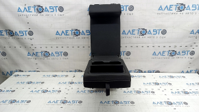Rear seat backrest, center (2nd row) BMW X2 F39 18-23, black leather Sensatec, with armrest, dry-cleanable