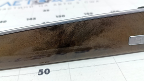 Right dashboard trim for Audi Q5 8R 13-17, walnut wood, glossy, quattro, cracked chrome