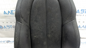 BMW X2 F39 18-23 driver's seat back upholstery, black leather Sensatec, Sport, heated, dry cleanable