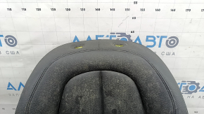 BMW X2 F39 18-23 passenger seat backrest upholstery, black leather Sensatec, Sport, heated, dry cleanable