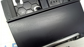 Audi Q5 8R 09-17 center console pocket, black, without cigarette lighter, scratches