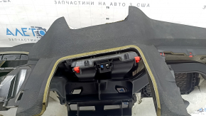 Dashboard front panel without AIRBAG BMW X2 F39 18-23 black leather, dry cleanable