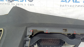 Dashboard front panel without AIRBAG BMW X2 F39 18-23 black leather, dry cleanable