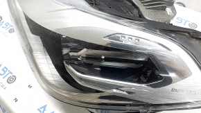 Front left headlight complete BMW X2 F39 18-23 LED adaptive with mount, for polishing