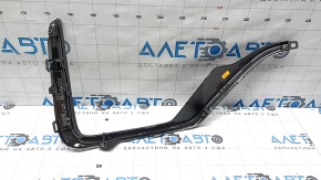 Left front bumper molding for Honda CRV 20-22, gray structure with chrome
