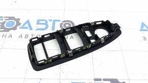 Front left window lift control trim for BMW X2 F39 18-23, black, for automatic folding mirrors
