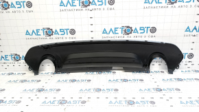 Rear bumper trim lower Ford Escape MK3 13-16 prerest 2 pipes Gray, under the hook