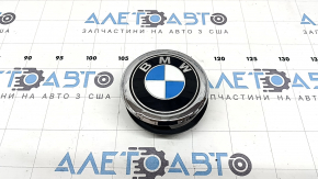 Trunk door handle with button assembly BMW X2 F39 18-23 3 parts, worn