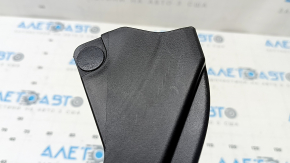 Left trunk hinge cover for Lexus ES 19-26, black, scratches