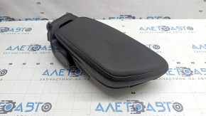 Armrest of the center console BMW X2 F39 18-23 black leather, scratches, broken latch mount