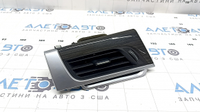 Front panel trim with deflector left BMW X2 F39 18-23 chrome + dark wood