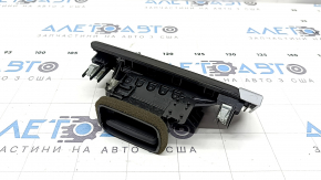 Front panel trim with deflector left BMW X2 F39 18-23 chrome + dark wood