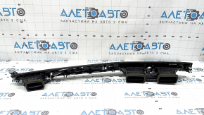 Front panel trim with deflectors, right BMW X2 F39 18-23 chrome + dark wood, chrome defect, trim mount broken, cracked