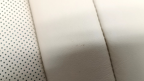 Rear seat cushion (2nd row) Lexus ES300h 20-22 light brown leather with brown, perforation, dented, scratches