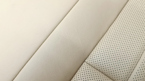 Rear seat cushion (2nd row) Lexus ES300h 20-22 light brown leather with brown, perforation, dented, scratches