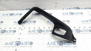 Center console trim for joystick BMW X2 F39 18-23, black leather, dry-cleanable